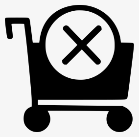 Cancel Shopping Cart - Clip Art, HD Png Download, Transparent PNG