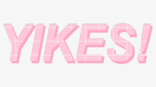 #repost #yikes #pink #pastel #aesthetics #aesthetic - Graphic Design, HD Png Download, Transparent PNG