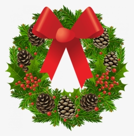 Clip Art Christmas Wreath, HD Png Download, Transparent PNG