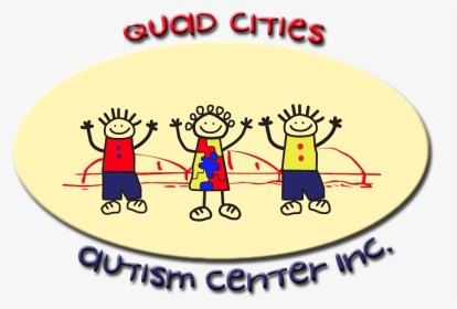 Quad Cities Autism Center Logo - Cartoon, HD Png Download, Transparent PNG