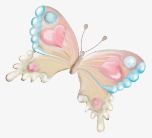 Pastel Butterfly Clipart Png, Transparent Png, Transparent PNG