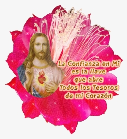 Dibujo Para Colorear Flores San Valentín Img - Sacred Heart Of Jesus, HD Png Download, Transparent PNG