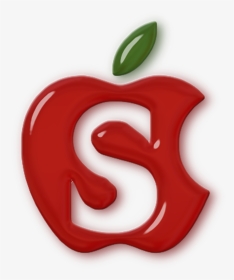 S Letter In Apple, HD Png Download, Transparent PNG