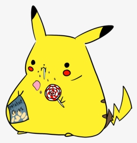 Pikachu, Fat, And Pokemon Image - Fat Pikachu Png, Transparent Png, Transparent PNG