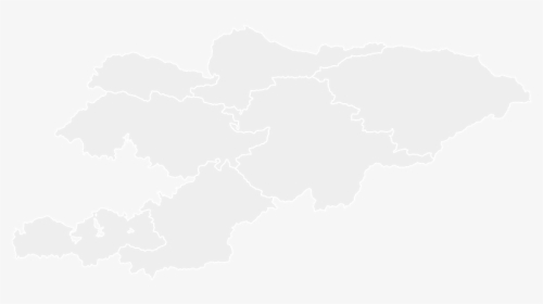 Printable Outline , Blank Kyrgyzstan Map - Blank Map Of Kyrgyzstan, HD Png Download, Transparent PNG