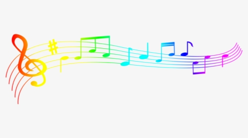 #rainbow Music Notes #music Notes #music #natnat7w - Rainbow Music Notes Clipart, HD Png Download, Transparent PNG