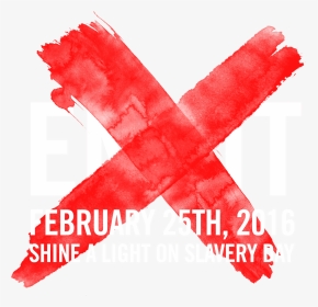 Modern Day Slavery And - Marker Red X Png, Transparent Png, Transparent PNG