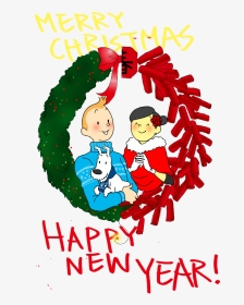 Merry Christmas Tintin, HD Png Download, Transparent PNG