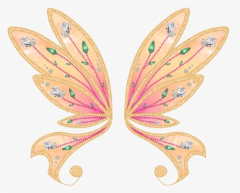 #pink #peach #beautiful #fairytail #wings #flying #halloween - Transparent Background Fairy Wings Png, Png Download, Transparent PNG