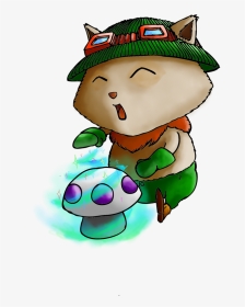 Teemo League Of Legends By Erupto On Deviantart - Teemo Chibi Png, Transparent Png, Transparent PNG