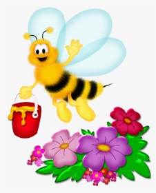 Bees Png Transparent Background Cartoon, Png Download, Transparent PNG