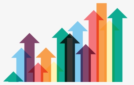 Statistics Clipart Progress Chart - Business Growth Png, Transparent Png, Transparent PNG