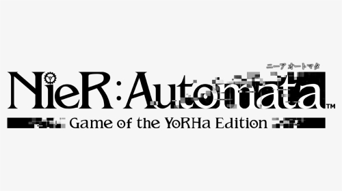 Automata Game Of The Yorha Edition Coming On February - Nier Automata Logo Png, Transparent Png, Transparent PNG