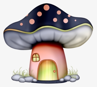 Fairy Mushroom House Cartoon, HD Png Download, Transparent PNG