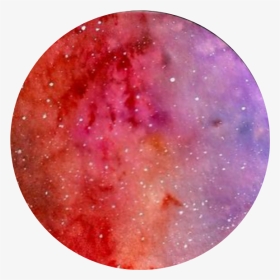 #red #orange #purple #watercolor #stars #circle - Nebula, HD Png Download, Transparent PNG