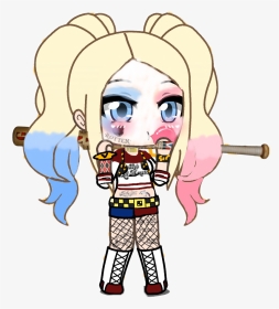 #harleyquinn #suicidesquad #gachalife #cute #heart - Joker And Harley Quinn Gacha Life, HD Png Download, Transparent PNG