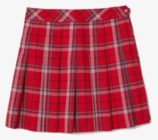 Plaid Skirt Png Picture - Red H&m Skirt, Transparent Png, Transparent PNG