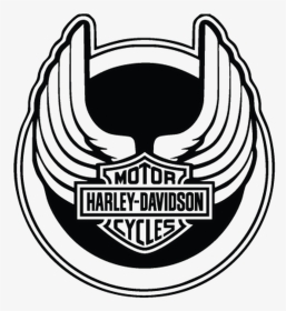 Harley Davidson Logo Black, HD Png Download, Transparent PNG