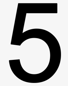 Banner Black And White Library Transparent Numbers - Number 5 Png Transparent, Png Download, Transparent PNG