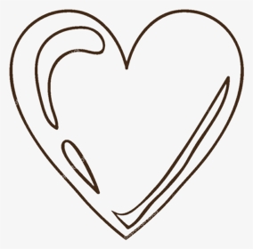 #outlines #outline #hearts #heart #love - Coração Desenho Brilhante, HD Png Download, Transparent PNG