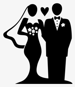 Transparent Wedding Party Silhouette Png - Wedding Photography Icon Png, Png Download, Transparent PNG