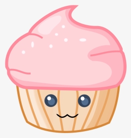Cupcake Vector Art - Cupcake Clipart With Face, HD Png Download, Transparent PNG