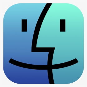 Mac Finder Icon Ios - Finder Osx Yosemite Icon, HD Png Download, Transparent PNG