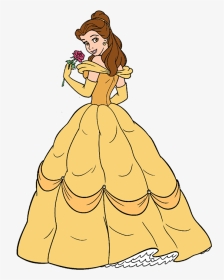 Beauty And The Beast&belle Clip Art Image 4 - Disney Belle Clip Art, HD Png Download, Transparent PNG