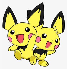 Pichu Wallpaper - Plusle And Minun And Pichu, HD Png Download, Transparent PNG