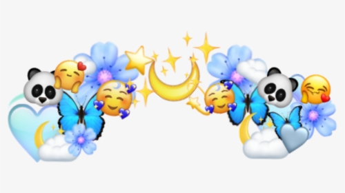 #flowers #flowercrown #emojistickers #emoji #emojicrown, HD Png Download, Transparent PNG