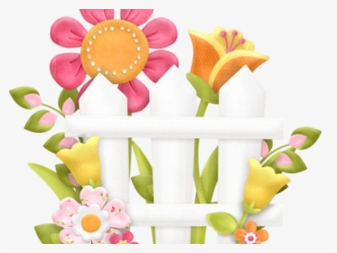 Easter Flower Clipart Scrapbook - Ursinha Jardim Png, Transparent Png, Transparent PNG