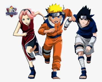 Sasuke Sakura And Naruto, HD Png Download, Transparent PNG