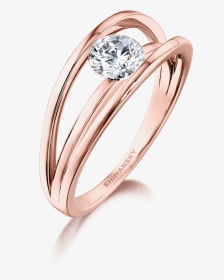 Evolym Classic Diamond Engagement Ring Rose Gold Shimansky - Shimansky Evolym Ring Price, HD Png Download, Transparent PNG