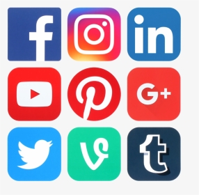 Social Media Marketing - Social Media Icons For Email Signature 2018, HD Png Download, Transparent PNG