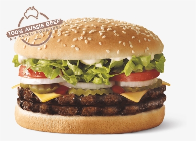 Hungry Jacks Double Whopper With Cheese, HD Png Download, Transparent PNG