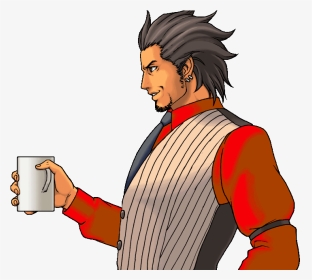Ace Attorney Character Gif, HD Png Download, Transparent PNG