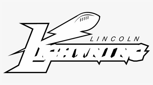 Lincoln Lightning Logo Black And White - Calligraphy, HD Png Download, Transparent PNG