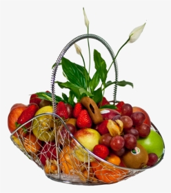 Fruit Et Legumes - Canasta Con Frutas, HD Png Download, Transparent PNG