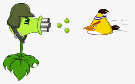 Plant Vs Bird 3 By Antixi On Clipart Library - Angry Birds Y Zombies, HD Png Download, Transparent PNG