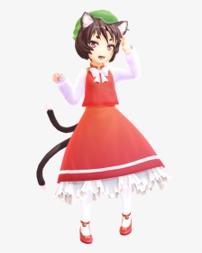 Touhou Chen Mmd, HD Png Download, Transparent PNG
