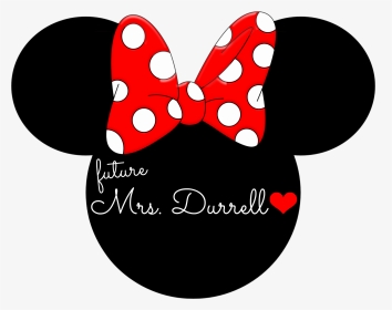 Minnie Mouse Face Silhouette, HD Png Download, Transparent PNG