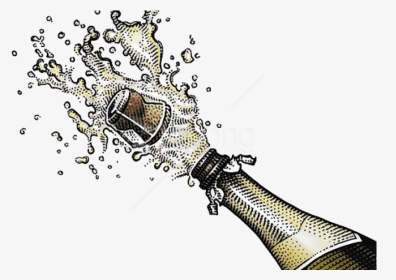 Champagne Bottle Popping PNG Images, Transparent Champagne Bottle Popping  Image Download - PNGitem