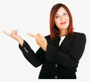 Woman Pointing, HD Png Download, Transparent PNG