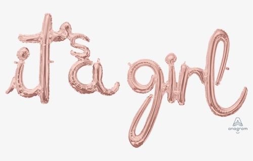 General Rose Gold Ci - Its A Girl Balloon, HD Png Download, Transparent PNG