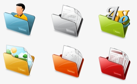 Free Folder Icons - Folder Icon For Pc Download, HD Png Download, Transparent PNG