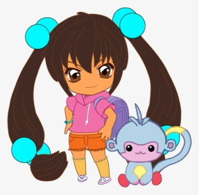 Dora And Boots Anime, HD Png Download, Transparent PNG