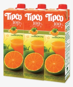 Tipco 100% Tangerine Orange Juice, HD Png Download, Transparent PNG