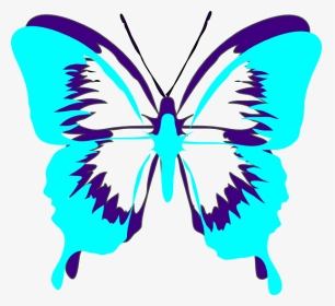 Black And White Transparent Butterfly Clipart, HD Png Download, Transparent PNG