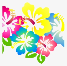 Transparent Hawaiian Flower Vector Png - Clip Art Hawaiian Theme, Png Download, Transparent PNG