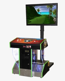 2019 Golden Tee, Silver Strike X & Power Putt In Funglo - Pedestal Arcade Games, HD Png Download, Transparent PNG